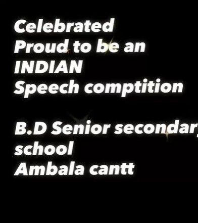 Speech Competition